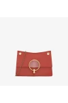 Charles Keith Metal Half Round Lady Chain Shoulder Bag Orange